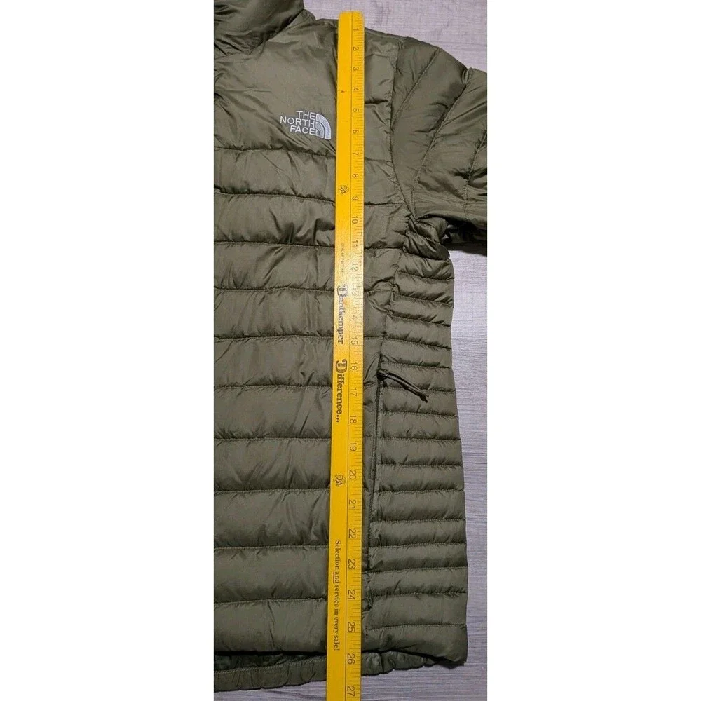 The North Face Flare 550 Down Puffer Lightweight Jacket Men's Size S Olive